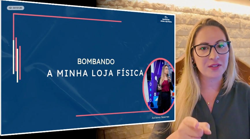 Print real da primeira aula do Protocolo, com a Juliana na tela